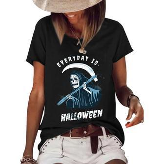 Everyday Is Halloween Graphic Design Printed Casual Daily Basic Women's Short Sleeve Loose T-shirt - Thegiftio UK