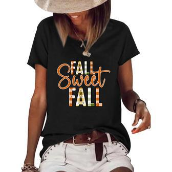 Fall Sweet Fall V2 Women's Short Sleeve Loose T-shirt - Seseable