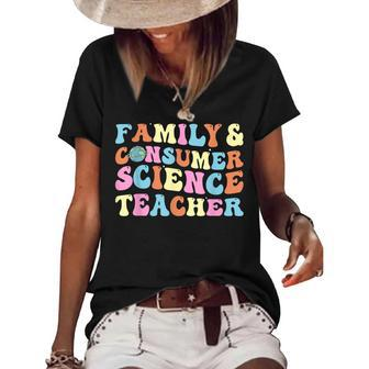 Family And Consumer Science Facs Teacher Back To School Women's Short Sleeve Loose T-shirt - Thegiftio UK