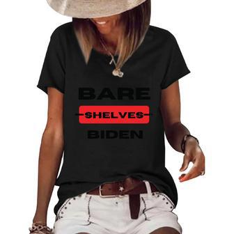 Funny Anti Biden Fjb Biden Biden Chant Funny Biden Trump Supporter Women's Short Sleeve Loose T-shirt - Monsterry DE