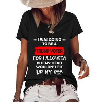 Funny Halloween Funny Trump Voter Halloween Costume Graphic Design Printed Casual Daily Basic Women's Short Sleeve Loose T-shirt - Thegiftio UK