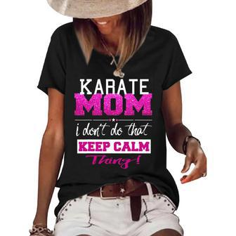 Funny Karate Mom Best Mother Women's Short Sleeve Loose T-shirt | Mazezy