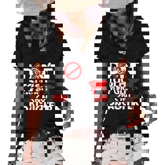 Funny Protective Dad Grill Gift Grilling Fathers Day Bbq Funny Gift Graphic Design Printed Casual Daily Basic Women's Short Sleeve Loose T-shirt - Thegiftio