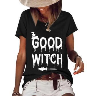 Good Witch Halloween Costume Women's Short Sleeve Loose T-shirt - Seseable
