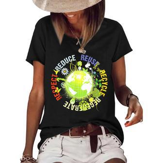 Love World Earth Day 2022 Mother Earth Day Everyday V2 Women's Short Sleeve Loose T-shirt - Thegiftio