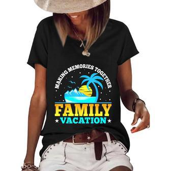 Making Memories Together Family Vacation 2022 Matching Trip Graphic Design Printed Casual Daily Basic Women's Short Sleeve Loose T-shirt - Thegiftio UK