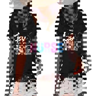 Pacu Nurse Crew Cute Post Anesthesia Care Unit Pacu Nurse Women's Short Sleeve Loose T-shirt - Thegiftio