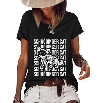 Physicists Scientists Schrödingers Katze Cute Gift V3 Women's Short Sleeve Loose T-shirt - Monsterry DE