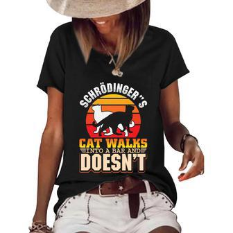 Physicists Scientists Schrödingers Katze Gift V4 Women's Short Sleeve Loose T-shirt - Monsterry DE