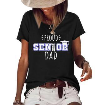 Proud Senior 2022 Dad Family Senior 2022 Dad Women's Short Sleeve Loose T-shirt - Thegiftio UK
