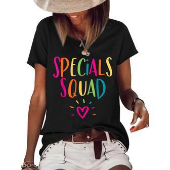 Specials Squad Art Music Pe Tech Gym Teacher Team Women's Short Sleeve Loose T-shirt - Thegiftio UK