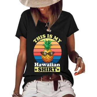 This Is My Hawaiian Gift Women's Short Sleeve Loose T-shirt - Monsterry