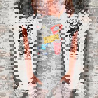 Christmas North Pole Po-Lar Express AllAbroad Santa Believe Women's Loosen Crew Neck Short Sleeve T-Shirt - Thegiftio