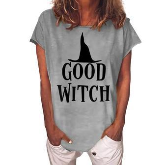 Good Witch Halloween Women's Loosen T-shirt - Seseable