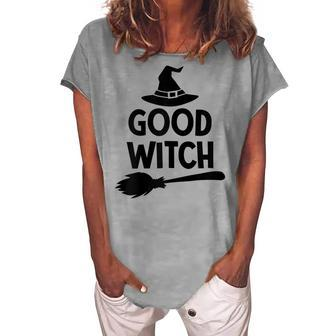 Womens Good Witch Halloween V2 Women's Loosen T-shirt - Seseable