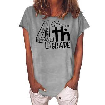 Hello 4Th Grade Teacher Boys And Team Fourth Grade Girls V2 Women's Loosen T-shirt - Seseable