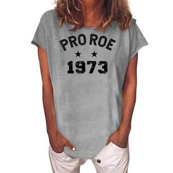 Pro Roe 1973 Distressed V2 Women's Loosen T-shirt - Seseable