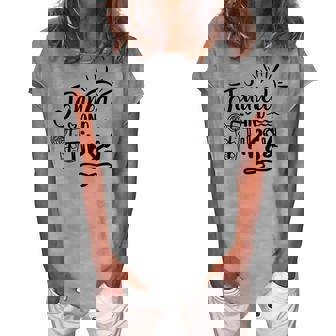 Tanned & Tipsy Hello Summer Vibes Beach Vacay Summertime Women's Loosen T-shirt | Seseable CA