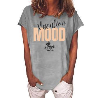 Womens Vacation Mood V2 Women's Loosen T-shirt - Seseable