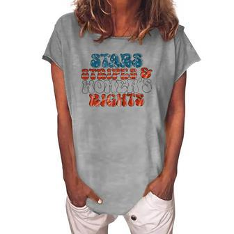 Stars Stripes Women&8217S Rights Patriotic 4Th Of July Pro Choice 1973 Protect Roe Women's Loosen T-Shirt | Mazezy
