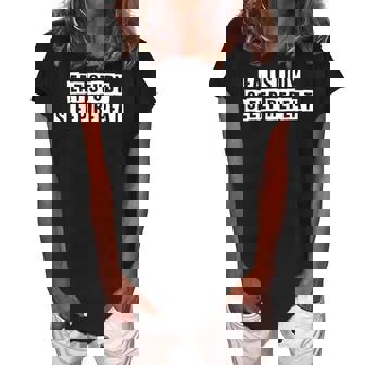 Lovely Funny Cool Sarcastic Eat Study Sleep Repeat Women's Loosen Crew Neck Short Sleeve T-Shirt - Thegiftio