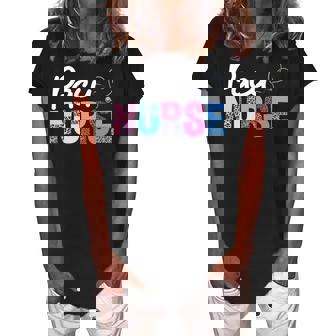 Pacu Nurse Crew Cute Post Anesthesia Care Unit Pacu Nurse Women's Loosen Crew Neck Short Sleeve T-Shirt - Thegiftio