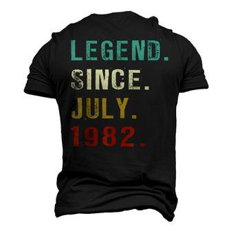 40 Years Old Legend Since July 1982 40Th Birthday Men's 3D T-shirt Back Print - Seseable