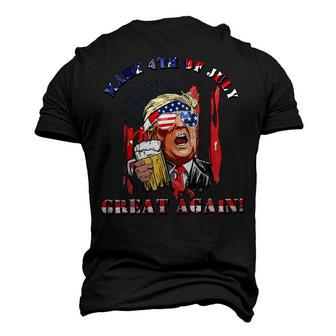 Make 4Th Of July Great Again 4Th Of July Men's 3D T-shirt Back Print - Seseable