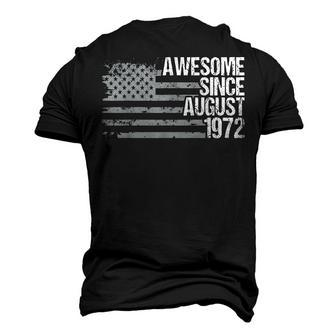 50 Year Old Awesome Since August 1972 Gifts 50Th Birthday Men's 3D Print Graphic Crewneck Short Sleeve T-shirt - Thegiftio UK
