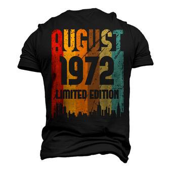 50 Years Old Vintage Awesome Since August 1972 50Th Birthday Men's 3D Print Graphic Crewneck Short Sleeve T-shirt - Thegiftio UK