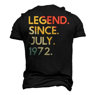 50 Years Old Vintage Legend Since July 1972 50Th Birthday Men's 3D T-shirt Back Print - Seseable