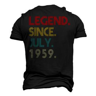 63 Years Old Legend Since July 1959 63Rd Birthday Men's 3D T-shirt Back Print - Seseable
