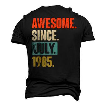 Awesome Since July 1985 37 Year Old 37Th Birthday Men's 3D T-shirt Back Print - Seseable