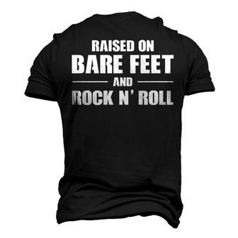 Bare Feet & Rock N Roll Men's 3D T-shirt Back Print - Seseable