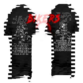 Bikers Are Impossible Men's 3D T-shirt Back Print - Seseable