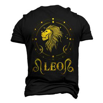 Birthday Zodiac Sign Leo Men's 3D T-shirt Back Print - Seseable