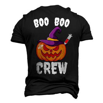 Boo Boo Crew Nurse Pumpkin Halloween Ghost Costume Men's 3D T-shirt Back Print - Seseable