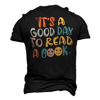Book Lovers Funny Reading| Its A Good Day To Read A Book Men's 3D Print Graphic Crewneck Short Sleeve T-shirt - Thegiftio UK