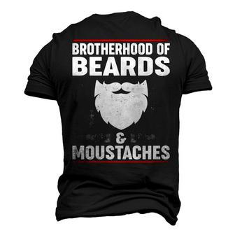 Brotherhood Beards Men's 3D T-shirt Back Print - Seseable