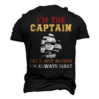 I Am The Captain Of This Boat Boating Man Women Kids Men's 3D T-shirt Back Print - Seseable