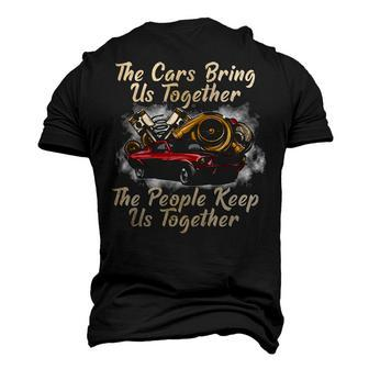 Cars Bring Together Men's 3D T-shirt Back Print - Seseable