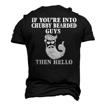 Chubby Bearded Dudes Men's 3D T-shirt Back Print - Seseable