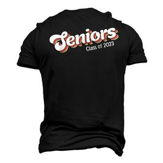 Class Of 2023 Senior 2023 Graduation Or First Day Of School Men's 3D T-shirt Back Print - Seseable
