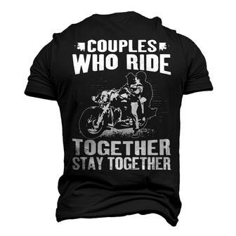 Couples Who Ride Men's 3D T-shirt Back Print - Seseable