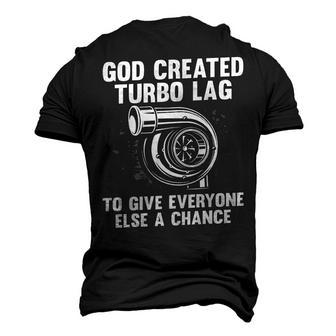 Created Turbo Lag Men's 3D T-shirt Back Print - Seseable