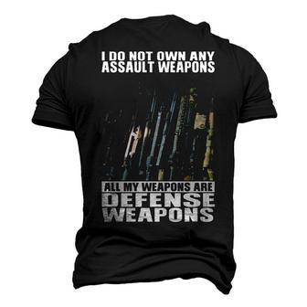 Defense Weapons Men's 3D T-shirt Back Print - Seseable