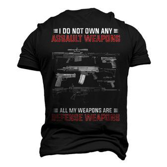 Defense Weapons V2 Men's 3D T-shirt Back Print - Seseable