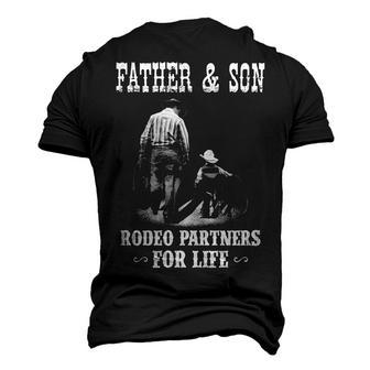 Father And Son - Rodeo Partners Men's 3D T-shirt Back Print - Seseable