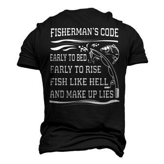 Fishermans Code Men's 3D T-shirt Back Print - Seseable