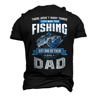 Fishing Dad V2 Men's 3D T-shirt Back Print - Seseable